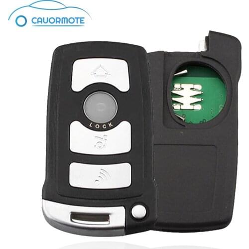 4 Buttons Remote Key For BMW 7 Series 2002-2008 Smart Car Key Fob FCCID L X8766S 315MHZ Chip Electronics Key Case
