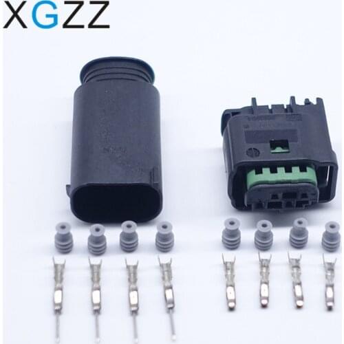 4 Pin LPG Converter Automotive Harness Connector 1-967640-1 / 8E0 971 934 / 968399-1 Female Male For VW AUDI BMW