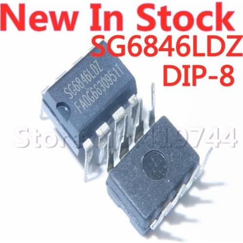 5PCS/LOT 100% Quality SG6846LDZ SG6846 DIP-8 LCD power management chip In Stock New Original