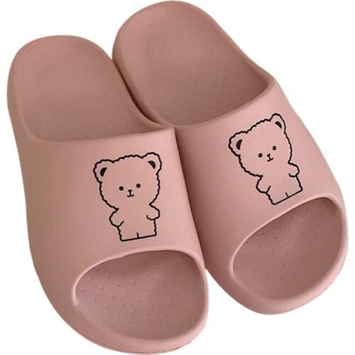 9003yxx Cartoon Cute Couple Thick Soled Slippers Fashion New Indoor Household Female Summer Sandals