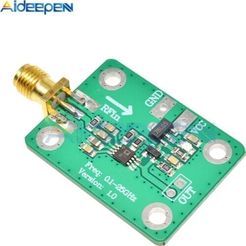 DC 7V-15V 0.1-2.5GHz RF Power Meter Logarithmic Detector Power Detection Module