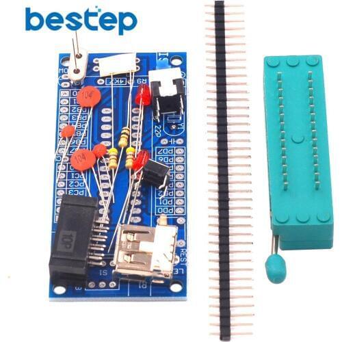 Hot Sale DIY Kit ATmega 4 8 AVR Minimum System Development Board Miniature Mini Electronic Suite Parts Without Chip