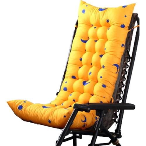 Hot Long Cushion Recliner Rocking Chair Cushion Thick Seat Cushion Rattan Chair Sofa Mat for Home Car Hotel