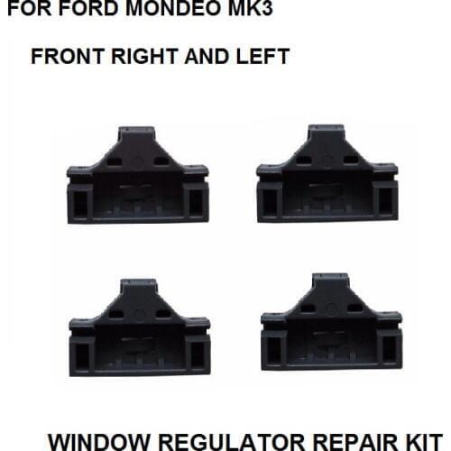 CAR WINDOW KIT FOR FORD MONDEO MK3 III 3 COMPLETE POWER WINDOW REGULATOR FRONT LEFT and RIGHT 2000-2007