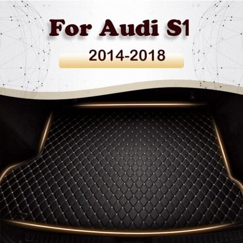 Car trunk mat for Audi S1 2014 2015 2016 2017 2018 Cargo Liner Carpet Interior Parts Accessories Cover