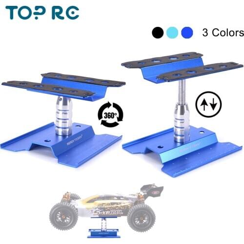 Metal Aluminum RC Car Workstation Work Stand Repair 360 Degree Rotation For 1/8 1/10 1/12 1/16 Scale Model