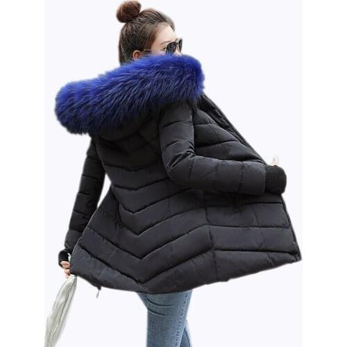 New Autumn Winter Women Clothes High Quality Parkas Thick Warm Brand Coat Solid Loose Jacket Ladies
