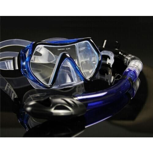 New Professional Diving goggles Men and women Swim snorkel tube adults scuba monofin Snorkeling Swimming glasses Diving mask Set