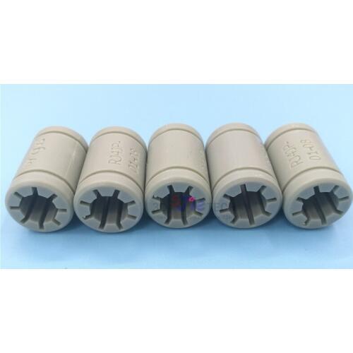 Solid Polymer LM8UU Bearing 8mm shaft Drylin RJ4JP-01-08 for Anet Reprap Prusa i3 3D Printer