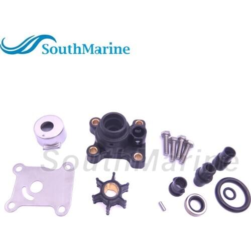Boat Motor 394711 0394711 Water Pump Repair Kit with Housing for Evinrude Johnson OMC BRP 9.9HP-15HP Outboard Engine, 18-3327 Si