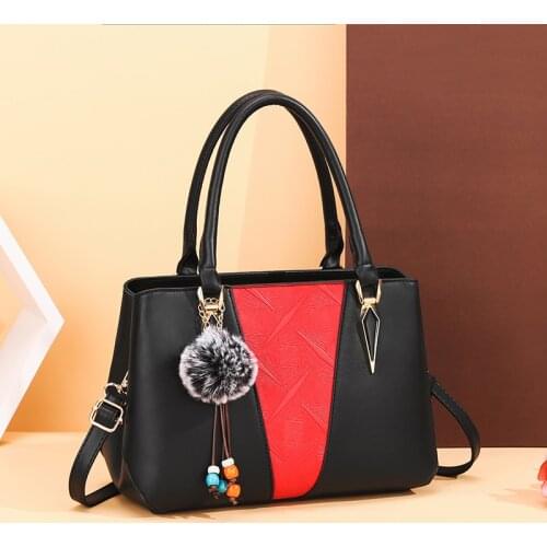 Famous Designer Messenger Bags Women Color matching Leather Handbags 2021 Luxury Ladies Hand Bags Purse Fashion Shoulder Bags