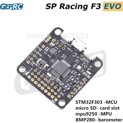Upgraded FPV SP Racing F3 EVO Flight Control for Multicopter QAV250 ZMR250 210,280,300 QAV-R QAV-X Quadcopter