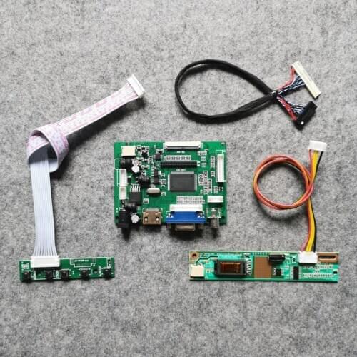 VGA AV 1280*800 1CCFL DIY kit monitor controller drive board LCD matrix LVDS 30 Pin Fit QD15TL01/QD15TL02/QD15TL03/QD15TL04