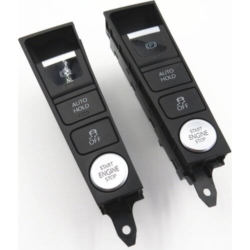 2 Pcs Brand New Genuine Handbrake Hand Brake Button Auto Hold Switch ESP OFF Switch For V.W Passat B7 CC 3AD927137 3AD927137B