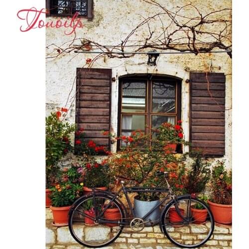 TOUOILP Full Square/Round Drill 5D DIY Diamond Painting"bicycle"3D Embroidery Cross Stitch Mosaic Rhinestone Home Decor