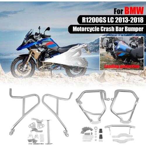 For BMW R1200GS R 1200 GS R1200 LC 2013 2014 2015-2019 Motorcycle Highway Frame Protector Crash Bar Bumper Engine Guard Tank Bar