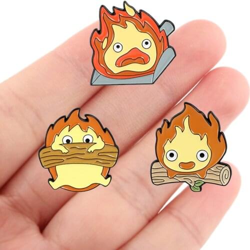 DZ1638 Anime Icons Manga Cute Enamel Lapel Pin Badge Pins Hats Clothes Backpack Decoration Jewelry Accessories Gifts for Friends