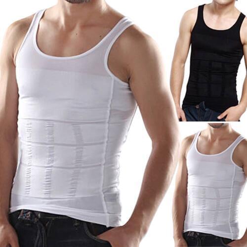 Men Slim Body Lift Shaper Body Tummy Shapers Vest Underwears Corset Waist Muscle Girdle Shirts Fat Burn Posture Corrector HOT