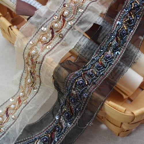 1meter bead lace accessories DIY clothing belt multi-purpose sewing stitching lace belt
