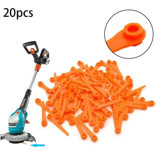 Hot Sale 20Pcs Plastic Grass Trimmer Blades Replacement For Gardena 9823 9825 9820 9821 Long Service Life Tool