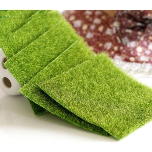 Miniature Garden Ornament Newest DIY Mushroom Craft Pot Fairy Articial Lawn Grass for Wedding Xmas Party Decoration