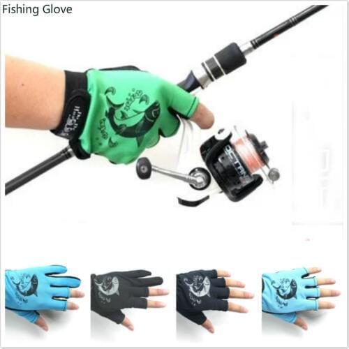 Fishing Glove Anti Slip And Wear Resistant Expose 3 fingers or Reveal 5 Fingers Dew Fingers Gloves