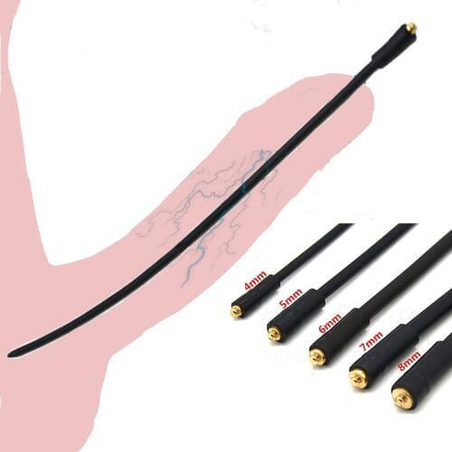 Silicone 5pcs/lot Electric Shock Male Masturbator Urethral Sound Catheter Electro Penis Plug Dilator Adult Sex Toys For Men