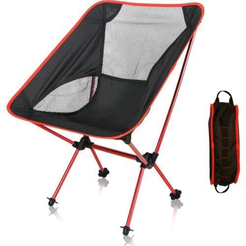 Portable Compact Lightweight Outdoor Chair with Bag Ultralight Folding Camp Chairs for Travel Beach Hiking Fishing Backpacking
