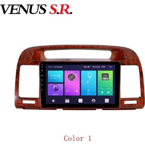 VenusSR Android 9.1 2.5D Car DVD Player GPS Navigation Multimedia For Toyota Camry 2000-2003 car stereo bluetooth