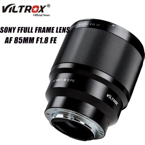 VILTROX 85mm f/1.8 II STM Auto Focus Fixed focus lens F1.8 Lens for Camera Sony E-mount A9II a7IV a7SII A6600 Fuji X-mount X-T30