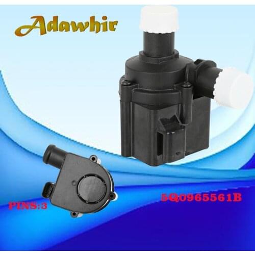 Auxiliary Coolant Water Pump 5Q0965561B Engine Water Pump for Audi VW SEAT Skoda 5Q0121599AD 5QD121599B L5Q0121599AD L5QD121599B