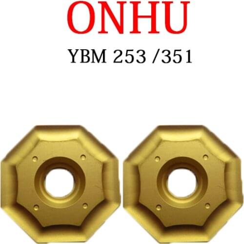 ONHU Inserts 060408 08T508 08T624R ONHU060408-PM ONHU08T508-PF ONHU08T508-PM ONHU08T624R-GM YBM253 YBM351 CNC Milling Machine