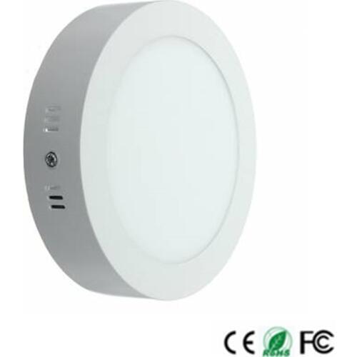 15W LED Surface Panel Downlight No Cut Ceiling Lamp Round Shape 6000K 4000K 3000K AC85-265V LED Indoor Spot Light