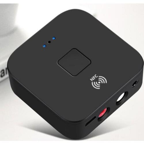Bluetooth Receiver 5.0 Bluetooth Adapter Mini Portable RCA & 3.5mm AUX Bluetooth Audio Devices for TV PC Wired Speakers
