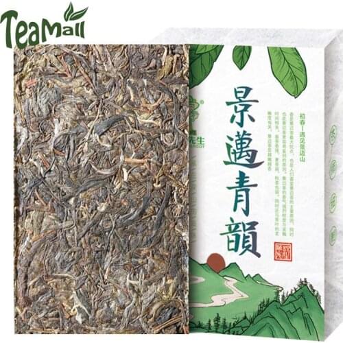 2020 Jing Mai Sheng Puer Chinese Tea Ecology Tea with Orchid Notes Raw Puer Chinese Tea Brick Tea 240g