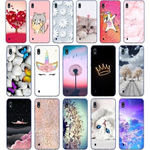 A Case For Samsung A10 Case Soft Silicone phone bag cover For Samsung Galaxy A10 GalaxyA10 A 10 SM-A105F A105 cartoon shells
