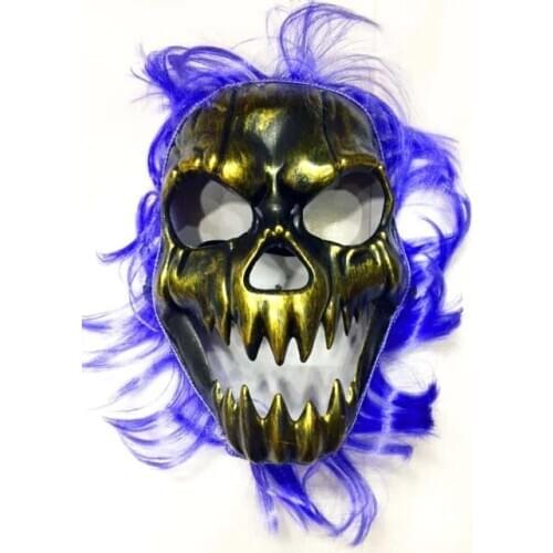 Halloween Blue Hair Mask 431616603