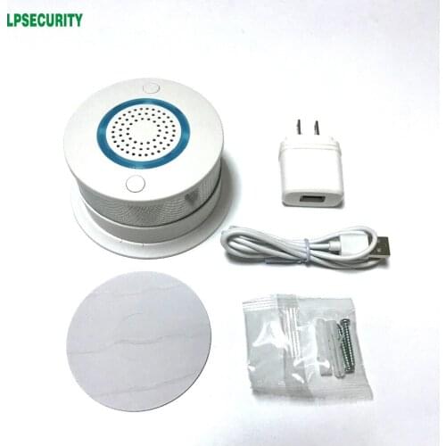 GSM GPRS SMS Alarm Smoke Fire Detector Smoke Alarm For GSM Home Security System