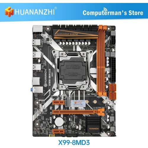 HUANANZHI X99 8M D3 X99 Motherboard Intel XEON E5 LGA2011-3 All Series DDR3 RECC NON-ECC memory NVME USB SATA Server workstation