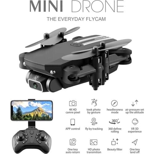 New LS-MIN 2.4G FPV Drone Quadcopter Foldable Toys for Children 0.3/5.0MP/4K HD Camera WiFi Mini Drone Kids Toys &Storage bag