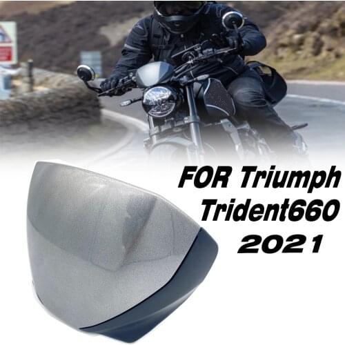 The new motorcycle Front Screen Lens Windshield Fairing Windscreen Deflector for Triumph Trident 660 trident TRIDENT660