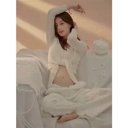 Clothes For Pregnant Women Maternity Suit Tops and Pants Fashion Personality Photo Gallery