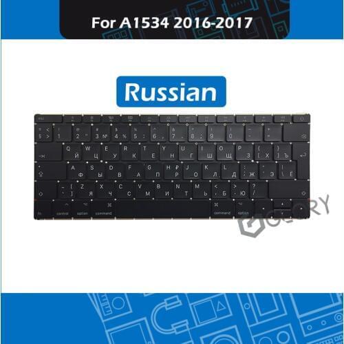 Genuine A1534 Keyboard Russian Layout For Macbook Retina 12" A1534 RU keyboard Replacement 2016 2017 Year