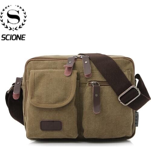 Casual Travel Mens Crossbody Bag Luxury Men Messenger Bags 2020 New Fashion Mens Bags High Quality Men Canvas Bag