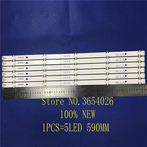 6PCS LED Backlight strip for LG 32"TV Innotek direct 15.5Y 32Inch 32LF510B 32LH590U SVL320AL5 DH_LF51 32LH51_HD SSC_32inch_HD