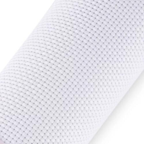 Top Quality 100% cotton 14CT embroidery cross stitch Aida canvas fabric dove grey gray color