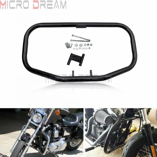 Motorbike Engine Guard For Harley Sportster 883 1200 XL883 XL1200 48 1984-2003 1-1/4" Crash Bar Bumper Guard Falling Protection