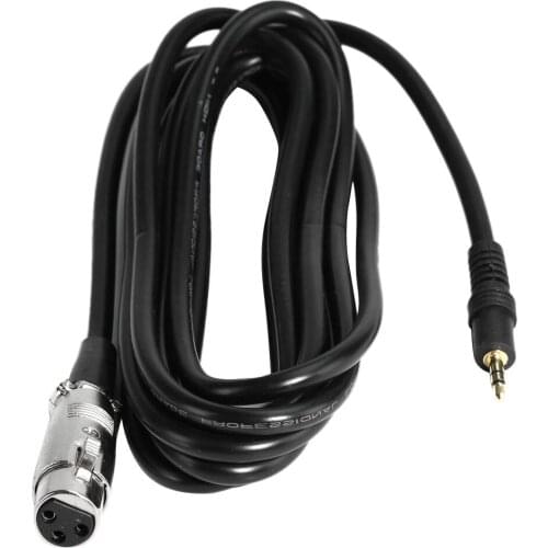1.6ft/0.5m Mic Cable Microphone Cable XLR Female to TRS Male for Computer Speaker Audio Mixer