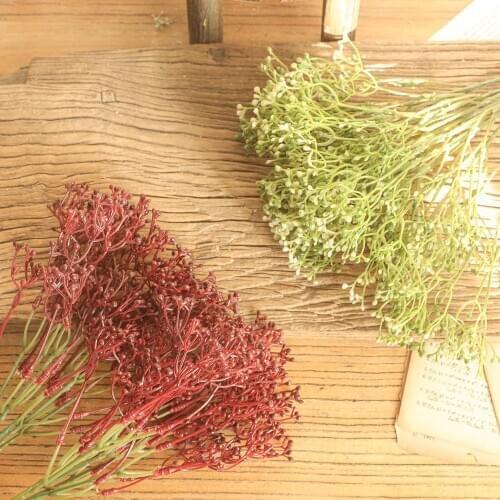 1Bouquet DIY Gypsophila Simulation Artificial Fake Flower Dream Grass Little Gypsophila Wedding Home Decoration