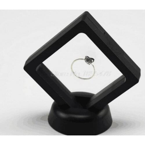 200PCS 3D Floating Nail Box Tips Display Stand Holder Bague Packaging Jewellery Stones Presentation Case 90*90cm 110*110cm